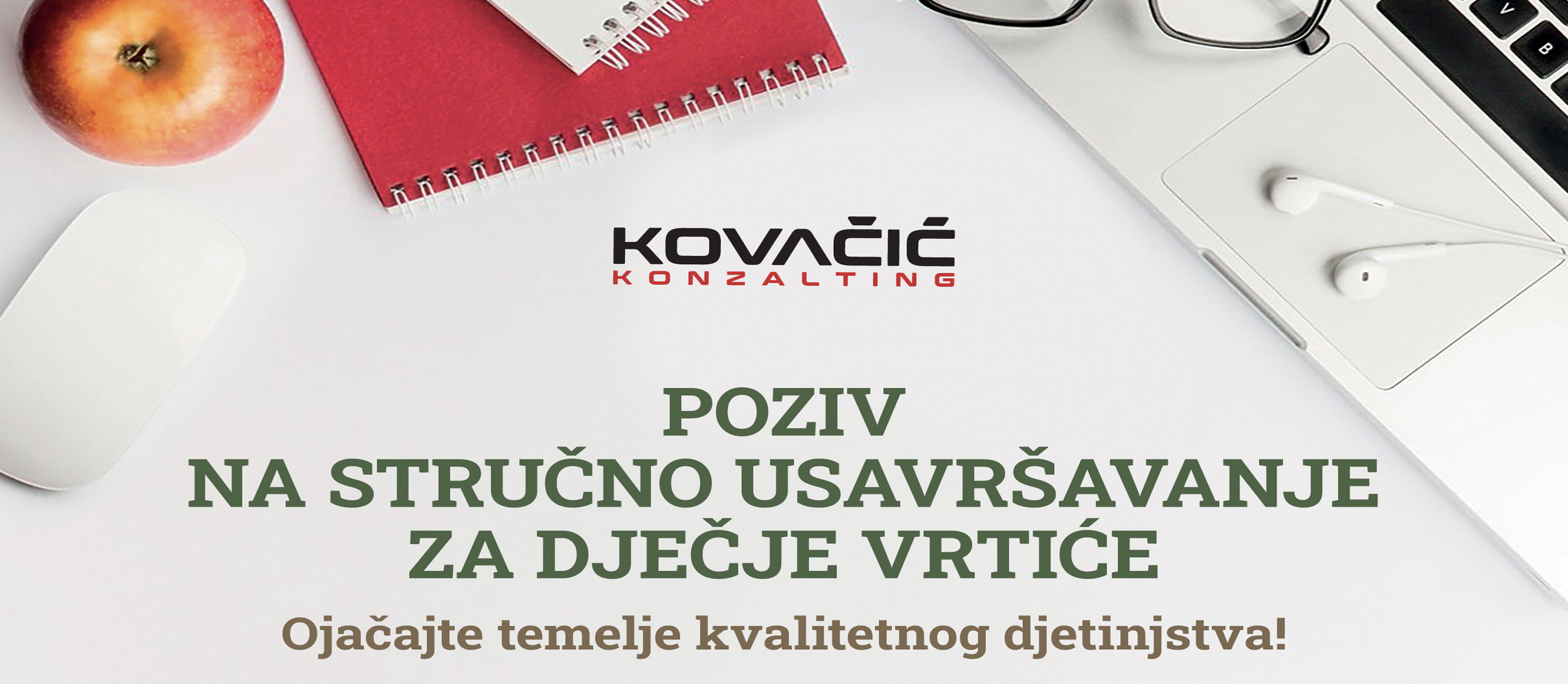 POZIV  NA STRUČNO USAVRŠAVANJE  ZA DJEČJE VRTIĆE