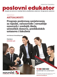 Dodatak časopisu broj 18/2023 - Program poslovnog savjetovanja Brač