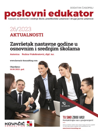 Dodatak časopisu broj 26/2023 - Završetak nastavne godine u osnovnim i srednjim školama